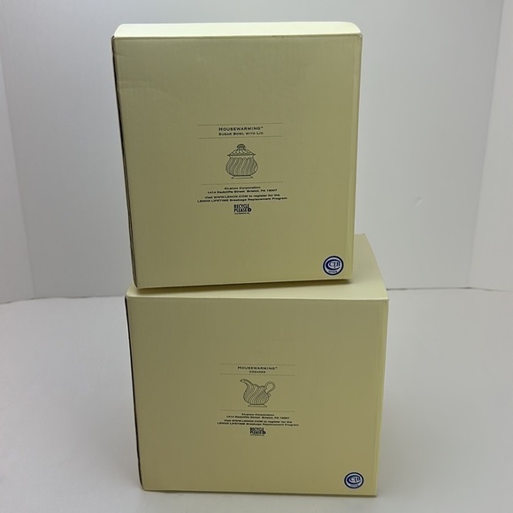 Lenox House Warming Collection Sugar Bowl With Lid and Creamer Set Ivory… - Picture 14 of 15